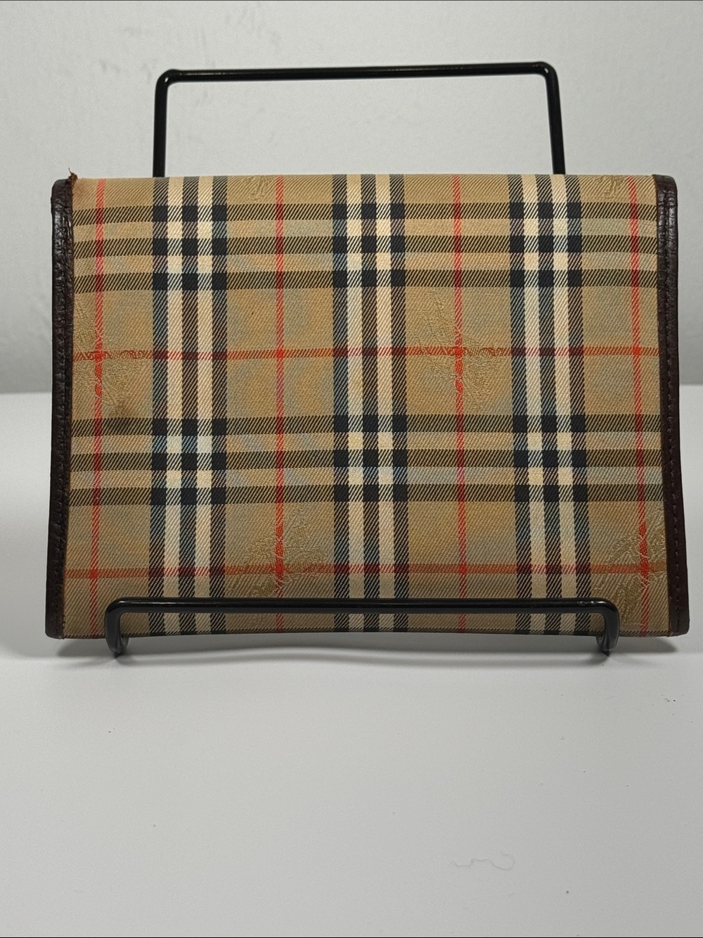 Burberry’s Vintage Unisex Nova Check Pouch - Picture 2 of 12